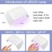 ANGNYA 30W UV Nail Lamp for Gel Nails - Professional Nail Dryer with 2 Timers - Portable UV Lamps for Nail Art at Home and Salons (White) - Buy Online on GoSupps.com