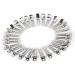 Haobase 60pcs Double Prong Metal Alligator Clips - Silver Hairpin for Effortless Hair Styling | International Shipping Available - Buy Online on GoSupps.com