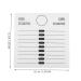Lurrose Eyelash Extension Tray Holder - Large Glass Pallet & Glue Adhesive Holder | Perfect for Eyelash Extensions - Buy Online on GoSupps.com