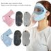 Full Face Shield 4 Pcs Multifunctional Ice Silk UV Protection Womens Sunscreen Face Veil with Eye Protector Sheets for Hiking - Buy Online on GoSupps.com