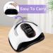 Buy UV LED Nail Lamp 168W - Quick Drying Nail Dryer with 4 Timer Settings & LCD Touch Screen - Compatible with All Gel Types (White - Buy Online on GoSupps.com
