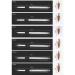 WOKOTO 6pcs Silver Metal Handle Nail Art Builder Brushes - 3D Pattern Design, Crystal Carve Brush - Detachable Set - Buy Online on GoSupps.com