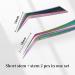 Buy Libeauty Eyelash Tweezers (2-Pack) | Premium PU Case for Eyelash Nail Art & Jewelry - Colorful & Durable - Buy Online on GoSupps.com