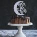 Auteby Over the Moon Cake Topper - First Holy Communion Over the Moon Cake Topper Baby Shower Birthday Party Decorations (Silver) - Buy Online on GoSupps.com