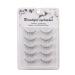 DSLONG 3D Manga Lashes - Natural Looking False Eyelashes for Japanese Style Makeup | Spiky, Clear Band, Faux Mink | Anime Cosplay (03A) - Buy Online on GoSupps.com