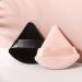 Patelai 2 Pcs Powder Puff Set - Soft Triangle Sponges for Makeup Application - Reusable and Versatile - Ideal for Loose Powder and Foundation - Black Nude - Buy Online on GoSupps.com