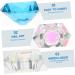 POPETPOP 1pc Nail Art Crystal Cup Nail Powder Dish Crystal Dappen Dish Glass Tumbler with Lid Dappen Dish with Lid Glass Nail Dish Crystal Nail Cup Liquid White Crystal Nail Supplies 5.5x5.5cm Blue - Buy Online on GoSupps.com