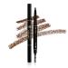 Eyebrow Pencil Eyebrow Retractable Definer Pencil, Eyebrow Stylist Shape and Fill Eyebrows, Professional Eye Makeup (05 Dark Brown)
