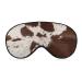 Cow Cowhide Sleep Eye Mask for Men/Women/Kids Soft Skin-Friendly Eye Sleeping Mask for Home/Travel/Office 100% Block Out Light