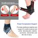 REHABA Adjustable Ankle Brace for Sprained Ankles - 1 Pair Compression Straps - Professional Volleyball Support - Men & Women (Large, Black) - Buy Online on GoSupps.com