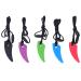 5 Pack Sensory Chew Necklaces Sensory Chew Necklaces Chewy Necklace Oral Motor Aid Silicone Chewy Necklaces Teething Rings