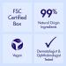 Klorane Smoothing & Soothing Eye Masks with Cornflower & Hyaluronic Acid - 7 ct - Buy Online on GoSupps.com