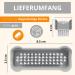 Amathings Double-Sided Hand Washing Brush - Universal Cleaning Nail & Hand Brush (Gray) - Ideal for Surfaces - 1 Piece - Buy Online on GoSupps.com