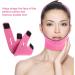 Face Slimming Cheek Mask V Face Line Belt Lifting Mask - Rose Red - Buy Online on GoSupps.com