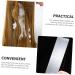 FRCOLOR 2pcs Transparent Hair Salon Highlighting Board Hair Dyeing Medicinal Board Highlighting Board Hair Foiling Board Coo Board Tool Hair Dye Paddle Pointed Tail Comb - Buy Online on GoSupps.com