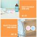 Kit de 6 houppettes pour le visage de b b mini applicateur de doux et moelleux outil de m lange d licat pour les b b s houppette de beaut portable pour la maison et les voyages - Buy Online on GoSupps.com