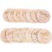 Joy Depot 12-Piece Baby Monthly Wooden Cards and Discs Set for Newborns | Double-Sided Milestone Photo Props | Baby Shower Gift | 0-12 Months Growth Recording - Buy Online on GoSupps.com