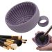 Brush Cleaner Pads Makeup Brush Cleaner Bowl Silicone Make Up Cleaner Portable Washing Cosmetic Bowls Easy To Clean Makeup Brush Bowls Brush Washing Bowl For Girls Fast Make Up Cleaning Lavender - Buy Online on GoSupps.com