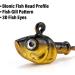 Dr.Fish 10 Pack Swimbait Jig Heads - High Carbon Steel Hooks - Saltwater Fishing Lures for Flounder, Striper, Halibut - 3D Eyes - Bass Gold - 3/8oz-10 Pack - Buy Online on GoSupps.com