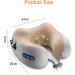 Ergocar U-Shaped Neck Massager Cushion - Cervical Pain Relief Device for Home Car & Office - Brown - Buy Online on GoSupps.com