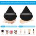 Ainiv 12 PCS Triangle Makeup Puff | Reusable Soft Powder Sponge | Wet Dry Dual-Use | Face Powder Puff for Loose Powder Foundation Cream Blush | Black - 12PCS - Buy Online on GoSupps.com