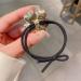 Rhinestone Camellia Flower Hair Ties Rope Flower Holders Hair Scrunchies for Thick and Thin Hair Girl Head Thick Ring Bow Accessories for Women - Buy Online on GoSupps.com