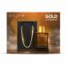 CREATION KRIVA VILLAIN Gold Combo OUD EDP Perfume For Men 100ml & 18k Micro Gold Plated Chain - Premium Luxury Long Lasting Perfume | Musky Spicy & Smoky | Premium Solid Finish Chain