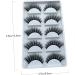 5 Pairs Fake eyelashes beauty accessories fluffy false self adhesive eyelashes natural look fake lashes magnetic eyelash natural false lashes Girl Eyelash 3d Hand made fiber - Buy Online on GoSupps.com