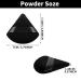 Molain 2Pcs Triangle Makeup Puff Set - Soft Reusable Cosmetic Sponges for Loose Powder & Foundation - Black & White - Buy Online on GoSupps.com