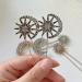 6PCS Metal Hair Forks - Moon & Star Rhinestone Hair Sticks for Women | Hair Accessories for Thin Thick Hair - Buy Online on GoSupps.com
