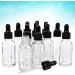 Beaupretty 30ml Transparent Round Glass Eye Drop Bottle - Refillable Drip Bottles (12 Pack) for Liquids - Ideal for Travel & DIY - Buy Online on GoSupps.com