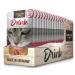 Leonardo Drink Beef 20x40g multipack variety beef Cat drink |Cereal -free meat broth with strips of meat |Supplementary feed for cats