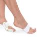 Raamka Bunion Corrector Big toe Straightener adjustable Bunion Splint Bunion Corrector for curved toes toe spreader day-night support for men white