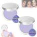 Lavender Matte Powder Lavender Matte Powder Control Oil Silky Control Oil Mini Powder Durable Makeup to Create Softness (2pcs)