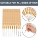 10PCS Wooden Handle Hair Extension Hook Needle - Wig Tools for Easy Hair Extensions - Buy Online on GoSupps.com