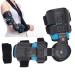 Buy Hinged Elbow Brace - Adjustable Stainless Steel Arm Support for Injury Recovery (Blue) | Breathable & Comfortable - One Size Fits All - Buy Online on GoSupps.com
