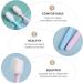 Healvian 4-Piece Toothbrush Set - Compact Brush Heads for Couples - Durable PP Material - Ideal for Household Use - Buy Online on GoSupps.com