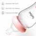 YOHKOH Natural Glass Baby Bottle Set - Anti-Colic, Wide Neck, Newborn Gift Set (3.4oz, Pack of 2) Red - Buy Online on GoSupps.com
