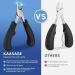 Kaasage Podiatrist Toenail Clippers for Thick Nails - Surgical Stainless Steel, Sharp Curved Blades, Anti-Slip Handle - Professional Nail Cutter for Men, Women, Seniors - Modern Design - Buy Online on GoSupps.com