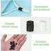 200PCS Adjustable Silicone Ear Loop Buckles for Non-Slip Comfort - Adult Kids Universal (100 Black, 100 White) - Buy Online on GoSupps.com