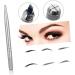 Angoily 1pc Pointed Pen Embroidery Manual Multifunction Slender Thin Eyebrow Silver Single-end - Buy Online on GoSupps.com
