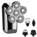 Electric Razor for Men Rechargeable Electric Shaver Five Floating Heads Razors Hair Clipper Nose Ear Hair Trimmer Men Facial Cleaning Brush Kit