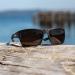 Flying Fisherman Sand Bank Polarized Sunglasses | Matte Black Frames/Amber Lenses - Buy Online on GoSupps.com