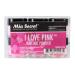 6PC Mia Secret Colored Acrylic Nail Art Powder Collection - I LOVE PINK  6PC