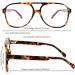 Feizedy Retro 70s 80s Blue Light Filter Glasses for Men & Women - B2888 Turtle Frame 60mm - Anti-Glare PC Gaming & Computer Glasses - Buy Online on GoSupps.com