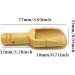 Honbay 12PCS Mini Wooden Scoops for Bath Salts and Tea - Perfect for Home Spa and Tea Time - Buy Online on GoSupps.com