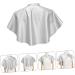 VINTORKY Hair Salon Shawl Makeup Artist Must Haves Hair Dye Cape Hair Coloring Shawl Hair Cutting Shawl Cape for Hair Coloring Makeup Cape Salon Cape Mesh Leather White Apron Perm Dyeing - Buy Online on GoSupps.com