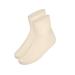 Banora light foot warmer or bed shoes with 70% new wool and 30% silk for women and men (gr. 3 (43-46) color: natural white) 43-46 natural white