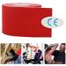 Elastic Muscle Tape for Rock Climbing & Swimming - Low Sensitivity Acrylic Strain Tape (Red) - International Shipping Available - Buy Online on GoSupps.com