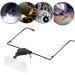 Portable Forehead Magnifier Headband Magnifier 1.5X 2.5X 3.5X LED Eyeglass Magnifier Hands Free Eyelash Extensions with for Reading Crafts s Sewing Full of Stars - Buy Online on GoSupps.com